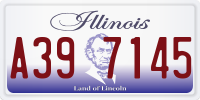 IL license plate A397145