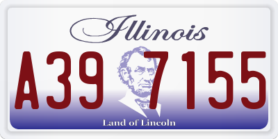 IL license plate A397155
