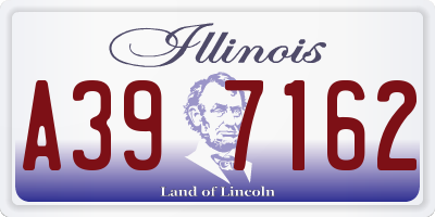IL license plate A397162