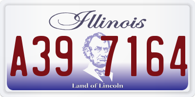 IL license plate A397164