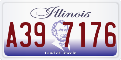IL license plate A397176