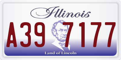 IL license plate A397177