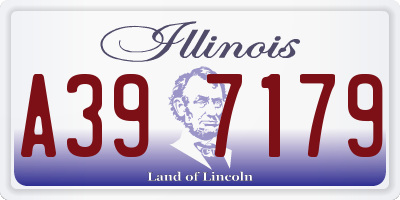 IL license plate A397179