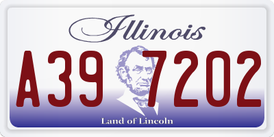 IL license plate A397202