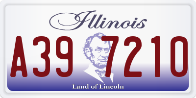 IL license plate A397210
