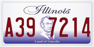 IL license plate A397214