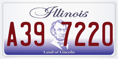 IL license plate A397220