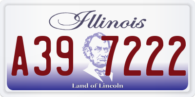 IL license plate A397222