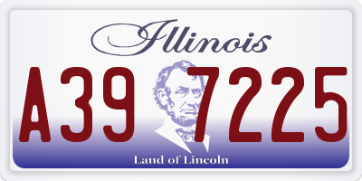 IL license plate A397225