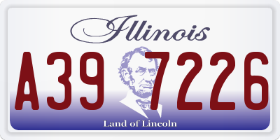 IL license plate A397226