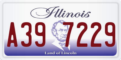 IL license plate A397229
