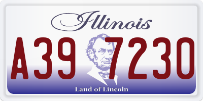 IL license plate A397230
