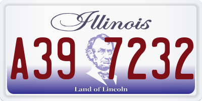 IL license plate A397232