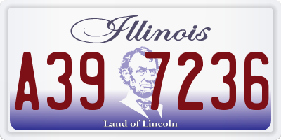 IL license plate A397236