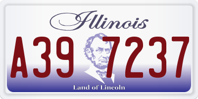 IL license plate A397237