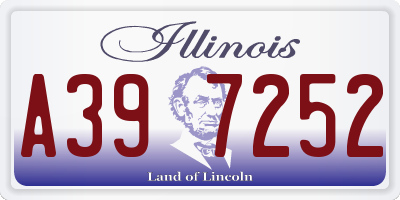 IL license plate A397252