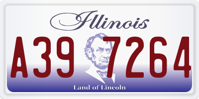 IL license plate A397264