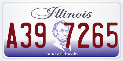 IL license plate A397265