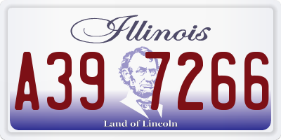 IL license plate A397266