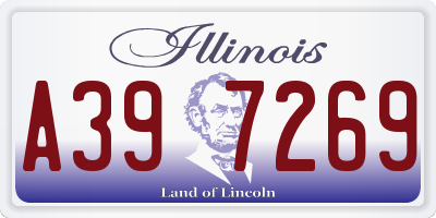 IL license plate A397269
