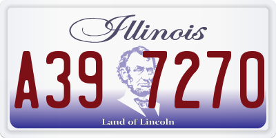 IL license plate A397270