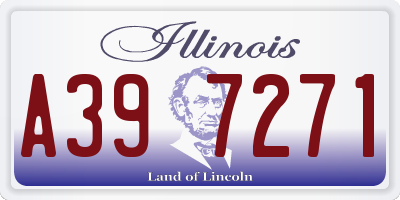 IL license plate A397271