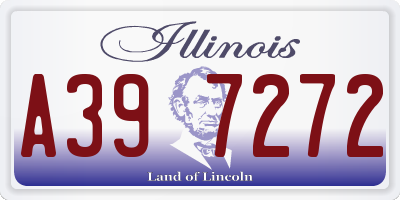IL license plate A397272