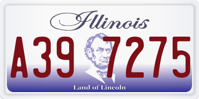 IL license plate A397275