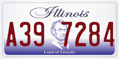IL license plate A397284