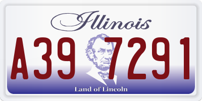 IL license plate A397291