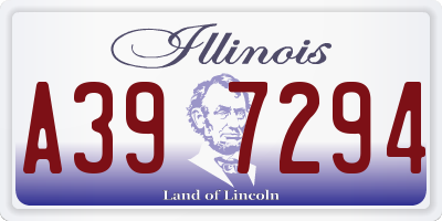 IL license plate A397294