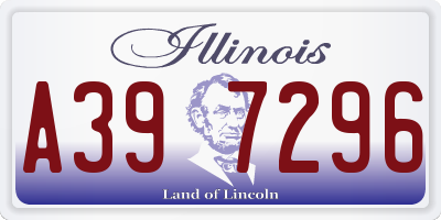 IL license plate A397296