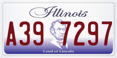IL license plate A397297