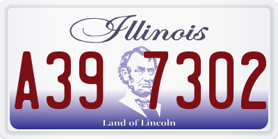 IL license plate A397302