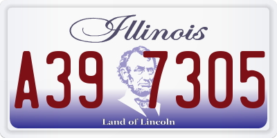 IL license plate A397305
