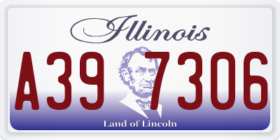 IL license plate A397306