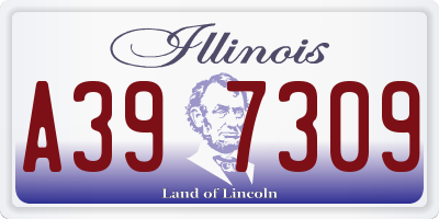 IL license plate A397309