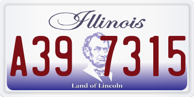 IL license plate A397315
