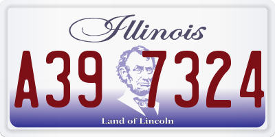 IL license plate A397324