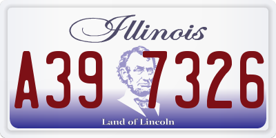 IL license plate A397326