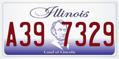 IL license plate A397329