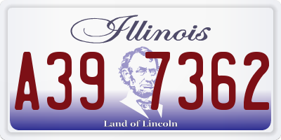 IL license plate A397362
