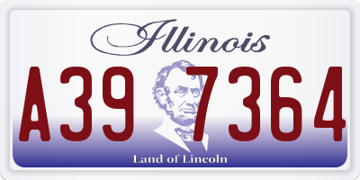 IL license plate A397364