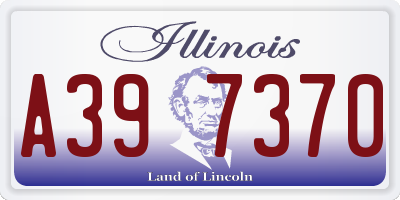 IL license plate A397370