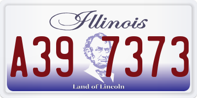 IL license plate A397373