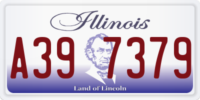 IL license plate A397379