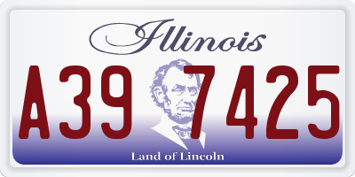 IL license plate A397425