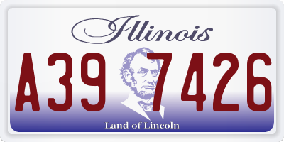 IL license plate A397426