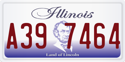 IL license plate A397464