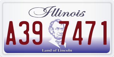 IL license plate A397471